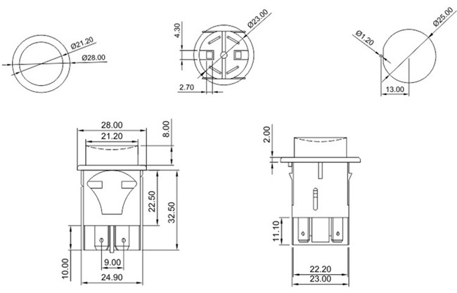 帶燈按鍵開關(guān)